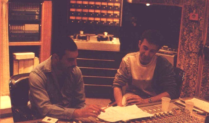 In the studio